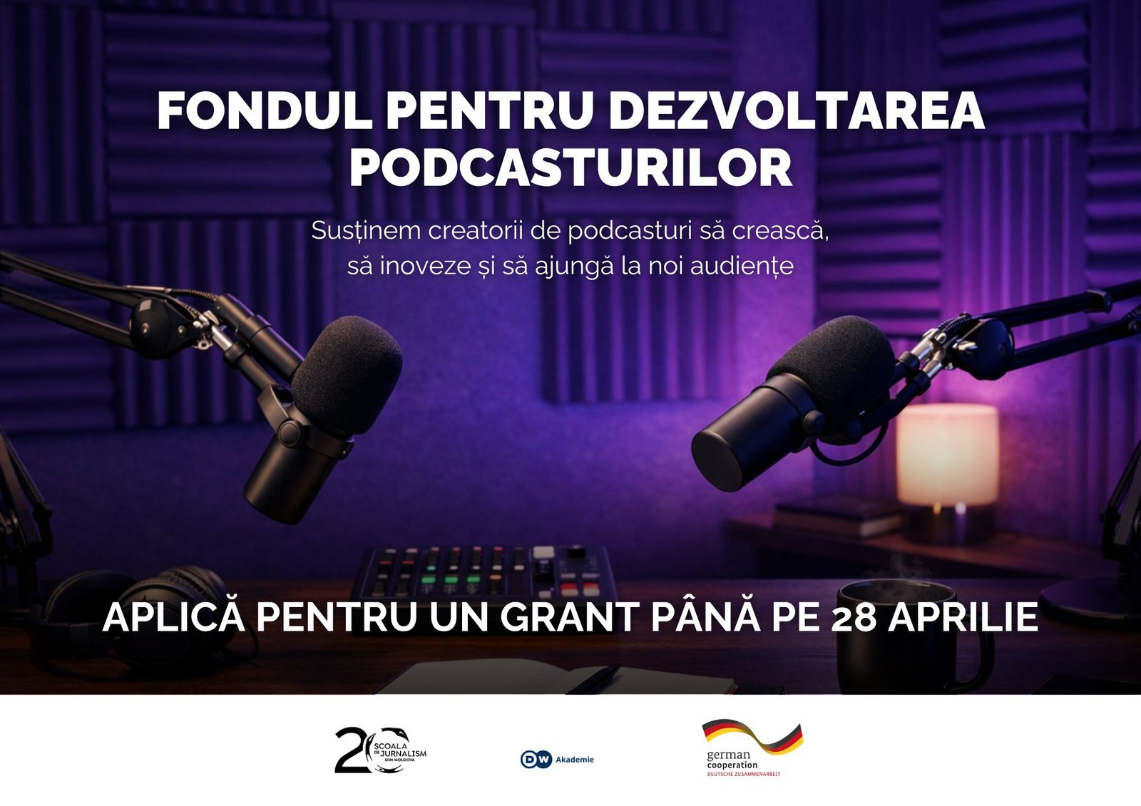 Fondul pentru dezvoltarea podcasturilor: crește, inovează și conectează-te cu noi audiențe